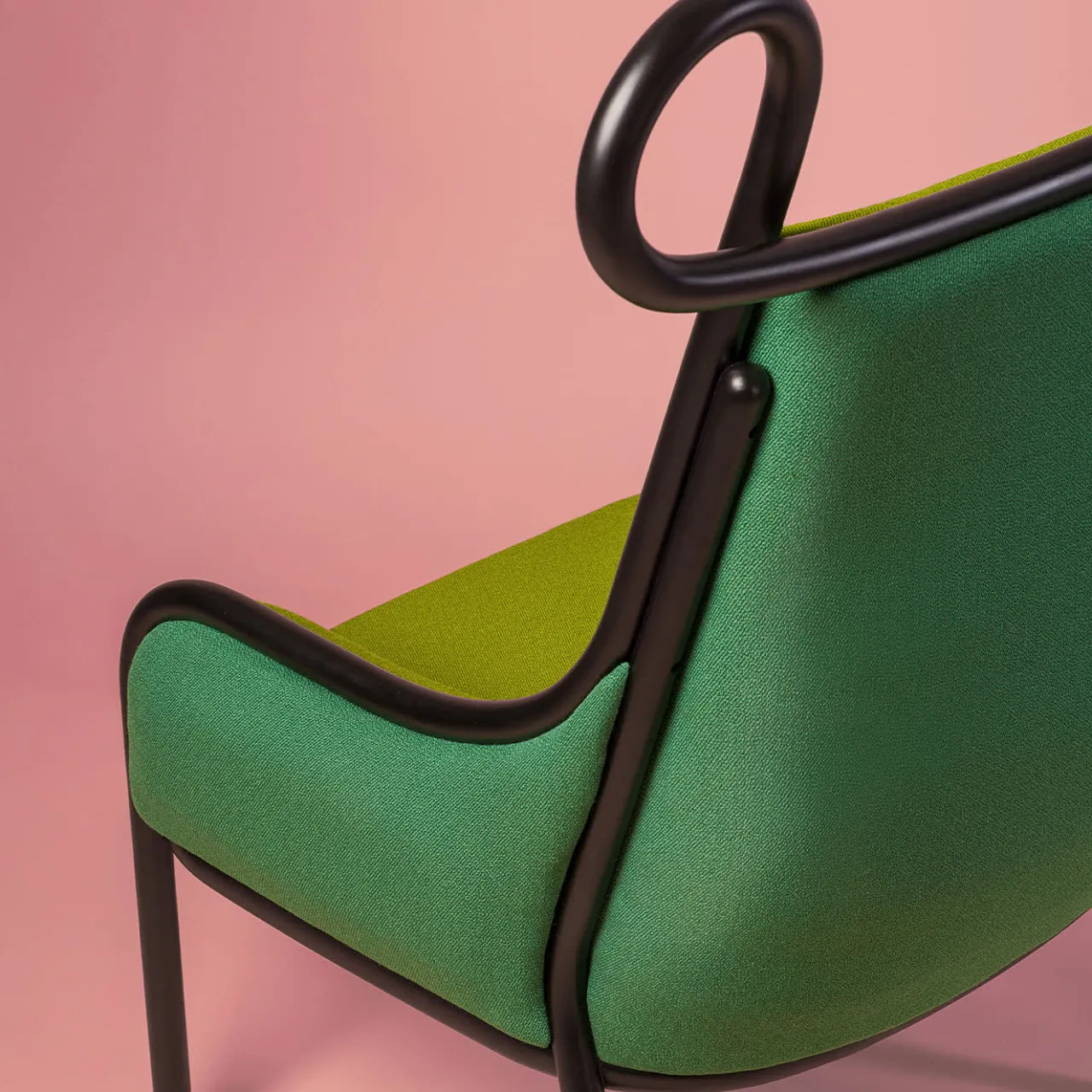 Gebrüder Thonet Vienna GmbH (GTV) – Wiener GTV Design Lounge Chairs<Mickey Green Lounge Chair by India Mahdavi