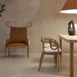 Gebrüder Thonet Vienna GmbH (GTV) – Wiener GTV Design Lounge Chairs<Mickey Natural Lounge Chair by India Mahdavi