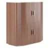 Living Couture Cabinets<Mike Tall Walnut Cabinet