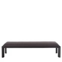 Enrico Pellizzoni Benches<Milano Brown Leather Bench