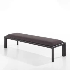 Enrico Pellizzoni Benches<Milano Brown Leather Bench
