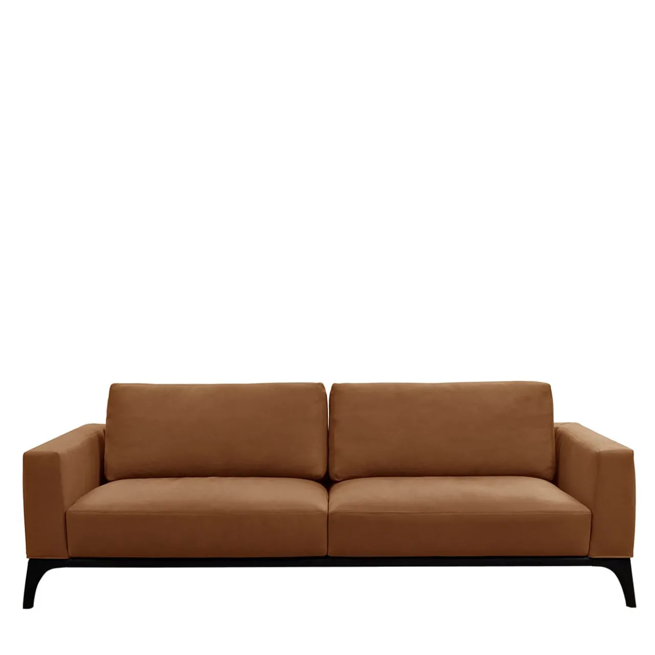 Bodema Sofas<Milano Cookie-Brown Leather Sofa by Giuseppe Manzoni