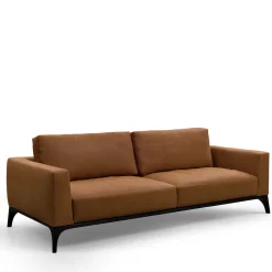 Bodema Sofas<Milano Cookie-Brown Leather Sofa by Giuseppe Manzoni