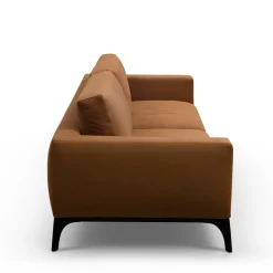 Bodema Sofas<Milano Cookie-Brown Leather Sofa by Giuseppe Manzoni