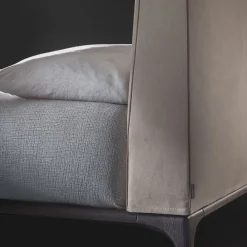 Bodema Beds<Milano King-Size Beige Leather Bed