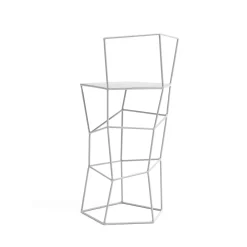 Sesia&Co. Outdoor Chairs & Stools<Milk-White Stool with Backrest