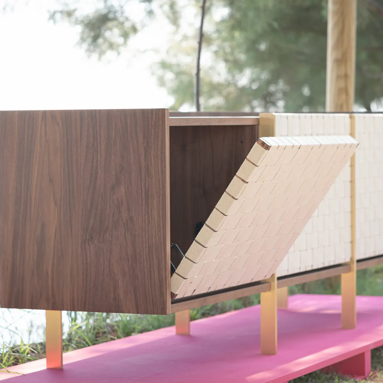Medulum Sideboards Buffets<Milla Canaletto Walnut Sideboard
