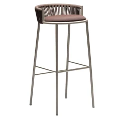 Chairs & More Outdoor Chairs & Stools<Millie SG-80 Brown Bar Stool by Studio Pastina