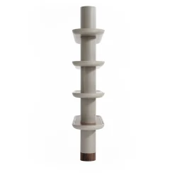 Ultramobili Bookcases<Mina 150 Greige 4-Shelf Bookcase