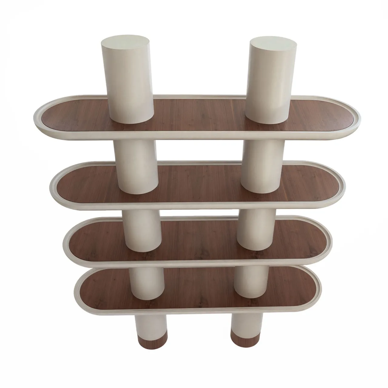 Ultramobili Bookcases<Mina 150 Greige 4-Shelf Bookcase