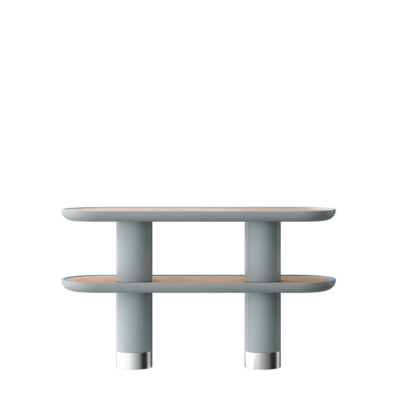 Ultramobili Bookcases<Mina 2.150 2-Shelf Pastel Light-Blue Console