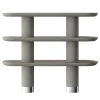Ultramobili Bookcases<Mina 3.150 3-Shelf Stone Gray Bookcase