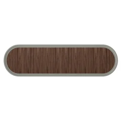 Ultramobili Bookcases<Mina 3.150 3-Shelf Stone Gray Bookcase