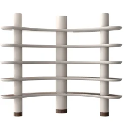 Ultramobili Bookcases<MINA A140 Greige Bookcase