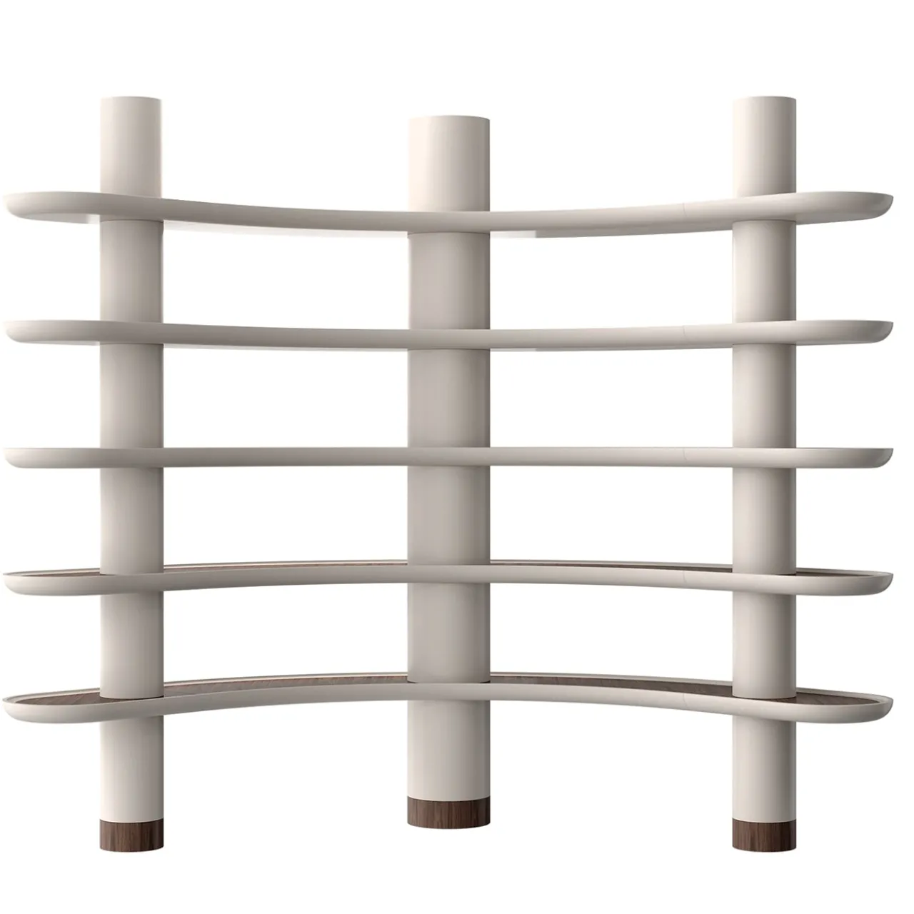 Ultramobili Bookcases<MINA A140 Greige Bookcase