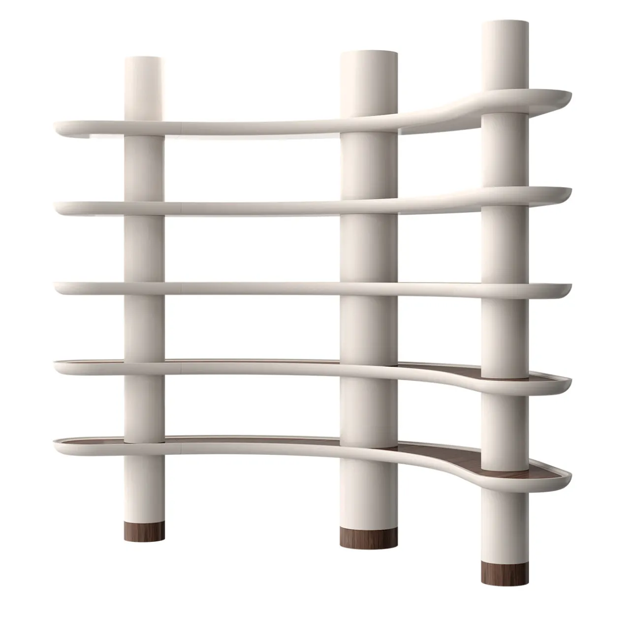 Ultramobili Bookcases<MINA A140 Greige Bookcase