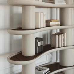 Ultramobili Bookcases<MINA A140 Greige Bookcase