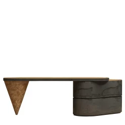 Fratelli Boffi Consoles<MINA Console in burl by StorageMilano