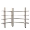 Ultramobili Bookcases<Mina Greige Corner Bookcase