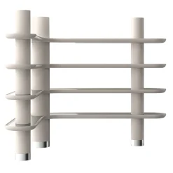 Ultramobili Bookcases<Mina Greige Corner Bookcase