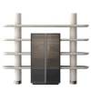 Ultramobili Bookcases<Mina Int2 White & Eucalyptus Modular Wall Unit