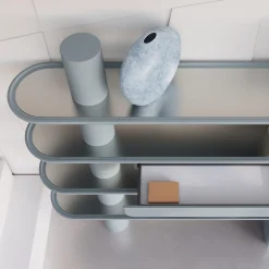 Ultramobili Bookcases<Mina Int4P 4-Shelf Pastel Light-Blue Bookcase