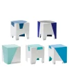 altreforme Stools<Mini Sissi Blu Di Prussia Set of Five Stools