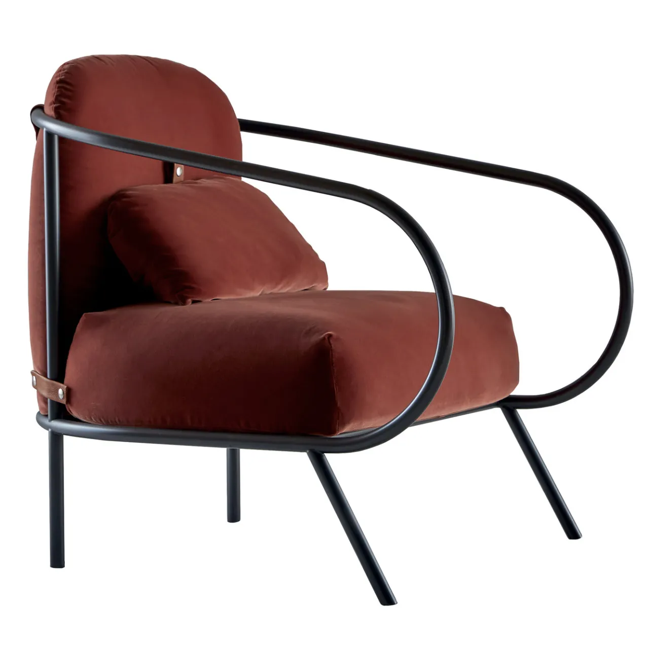 Mingardo Lounge Chairs<Minima Warm Rust Lounge Chair by Denis Guidone