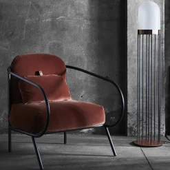Mingardo Lounge Chairs<Minima Warm Rust Lounge Chair by Denis Guidone