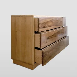 Ebanisteria Roberto Gambella Dressers<Minimalist Walnut & Chestnut Dresser