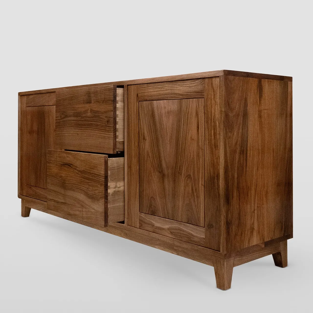 Ebanisteria Roberto Gambella Sideboards Buffets<Minimalist Walnut Sideboard