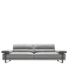 Giorgio Collection Sofas<Mirage 4-Seater Gray Nabuk Sofa