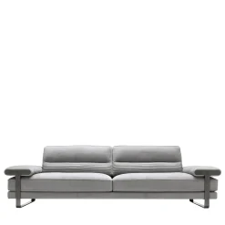 Giorgio Collection Sofas<Mirage 4-Seater Gray Nabuk Sofa