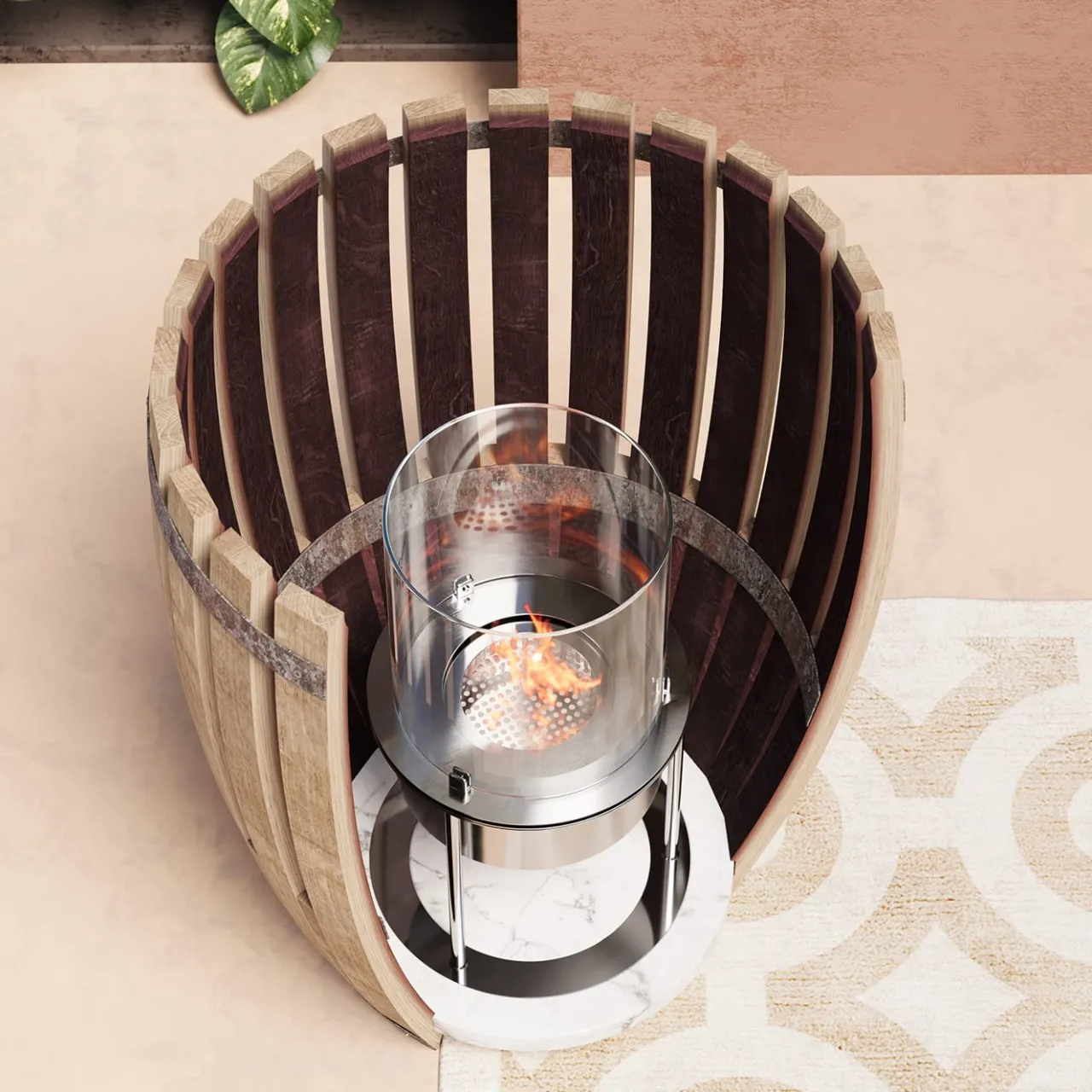 Winetage Other Outdoor Furniture<Mise En Rose Bio-Fireplace