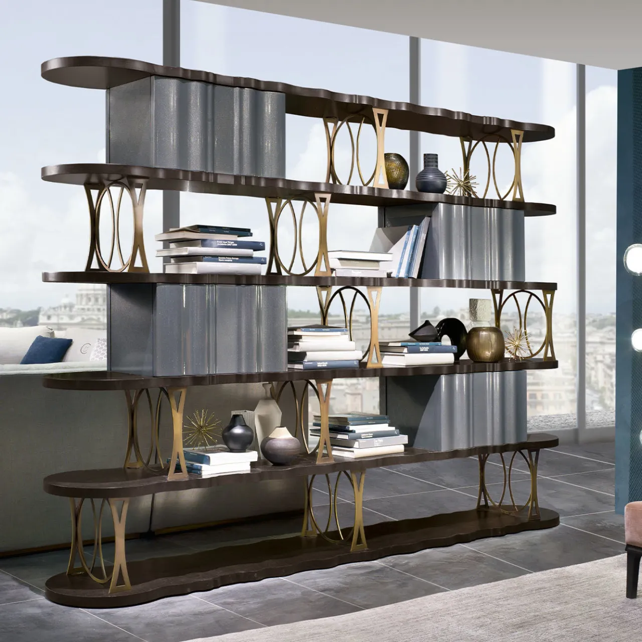 Carpanelli Bookcases<Mistral Open Bookcase