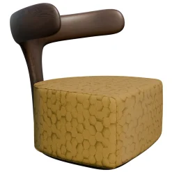 Morelato Lounge Chairs<Moby Dick Ash Wood Upholstered Lounge Chair #1
