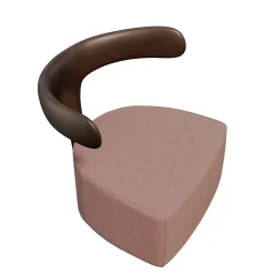 Morelato Lounge Chairs<Moby Dick Ash Wood Upholstered Lounge Chair #3