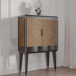 Guerra Vanni Bar Cabinets<Mocha Eucalyptus Wood Bar Cabinet from Studio Privé Collection