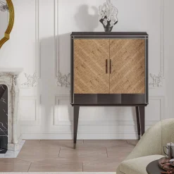 Guerra Vanni Bar Cabinets<Mocha Eucalyptus Wood Bar Cabinet from Studio Privé Collection