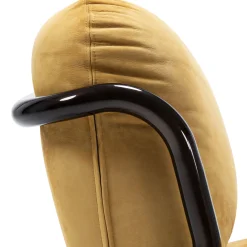 Exteta Lounge Chairs<Modernista Orange Leather Lounge Chair