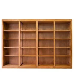 Ebanisteria Roberto Gambella Bookcases<Modular Chestnut Bookcase