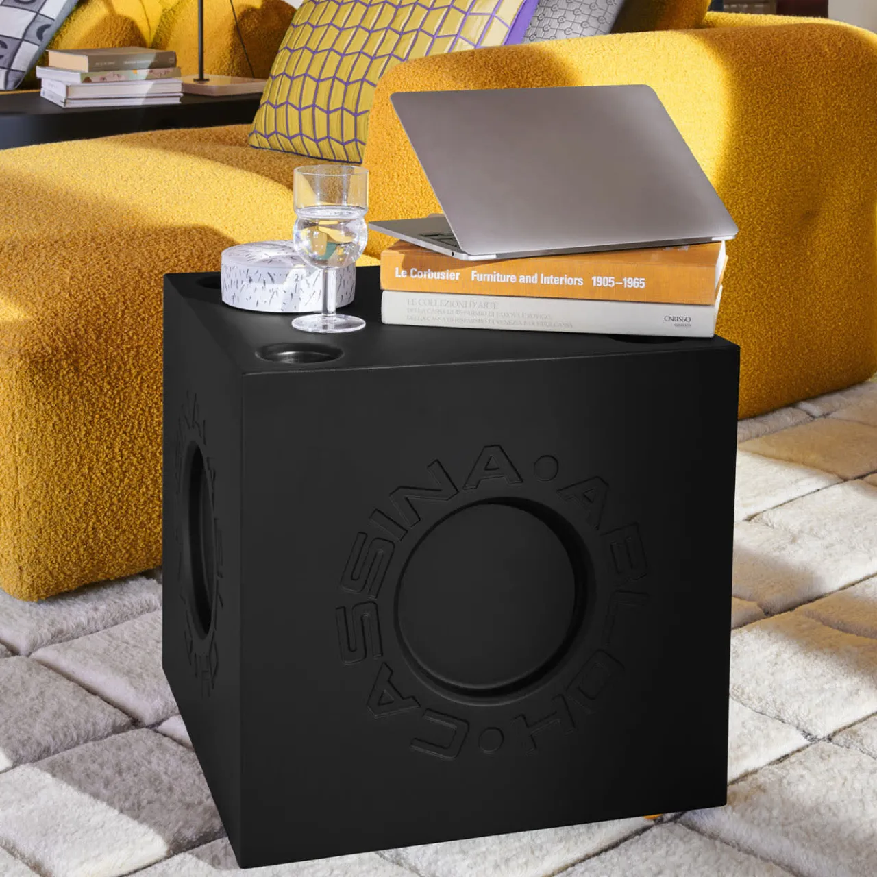 Cassina Ottomans & Poufs<Modular Imagination #1 Black by Virgil Abloh