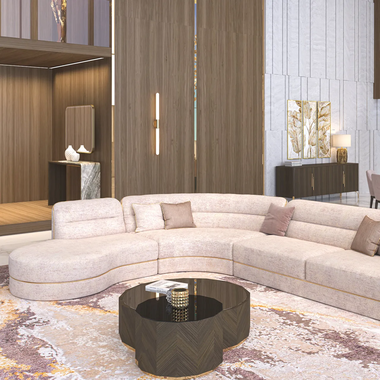 Morello Gianpaolo Sofas<Modular Three-Piece Corner Sofa