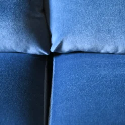 Molto Collectibles Sofas<4-Module Blue Velvet Sofa