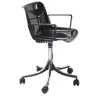 Tecno Spa Office Chairs<Modus Black Caster Chair with Armrests by Centro Progetti Tecno