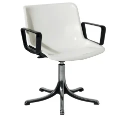 Tecno Spa Office Chairs<Modus White Chair with Armrests by Centro Progetti Tecno
