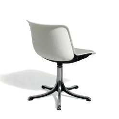 Tecno Spa Office Chairs<Modus White Chair with Gray Seat Cushion by Centro Progetti Tecno