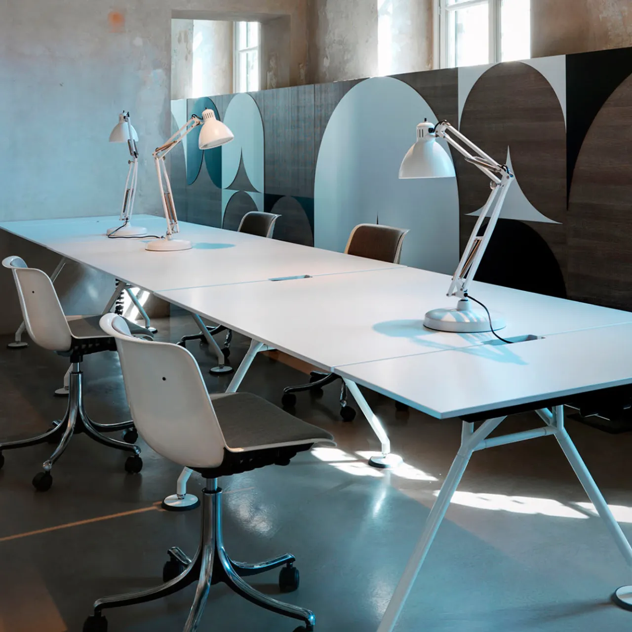 Tecno Spa Office Chairs<Modus White Chair with Gray Seat Cushion by Centro Progetti Tecno