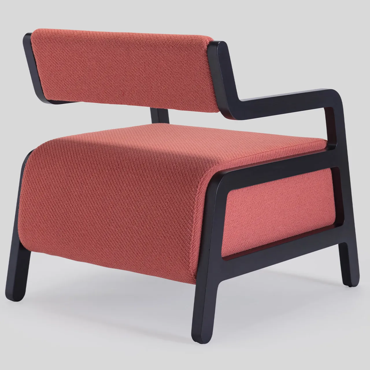 Livoni 1895 Lounge Chairs<Moki Red Lounge Chair by Gianluca Villa