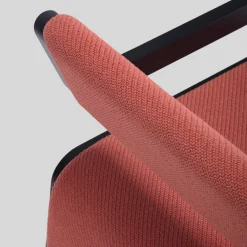 Livoni 1895 Lounge Chairs<Moki Red Lounge Chair by Gianluca Villa